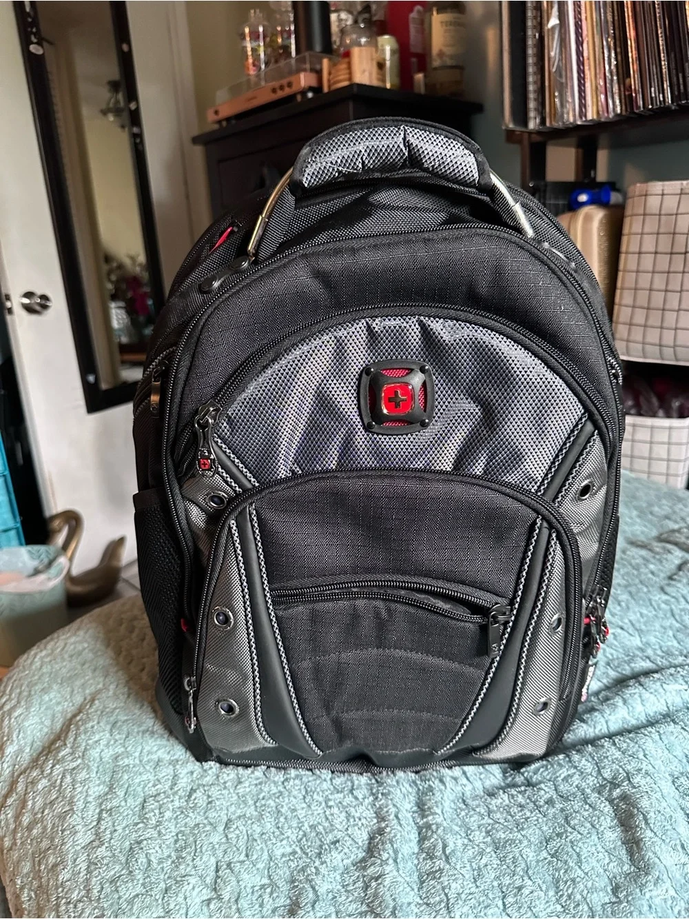 SwissGear Wenger Synergy Black & Gray Backpack
